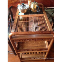 Service Kosso Solid Wood Trolley with Chinese Tea